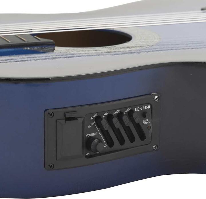 Image du produit vidaXL Montague (Guitare occidentale, Bois de tilleul, Plastique dur)