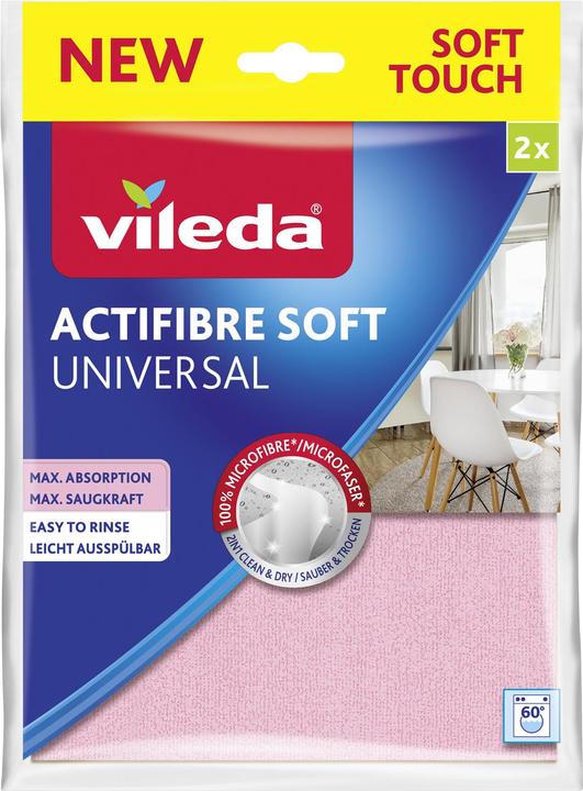 Actual product image Vileda Actifibre Soft cloth 2 pieces (2 pcs.)