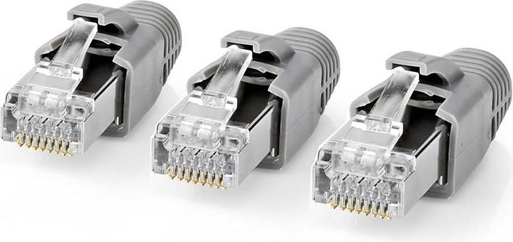 Nedis Spina RJ45 | RJ45 passante | FTP CAT7 fisso/incagliato | Dritto | Placcato oro | 10 pezzi (FTP, CAT7)