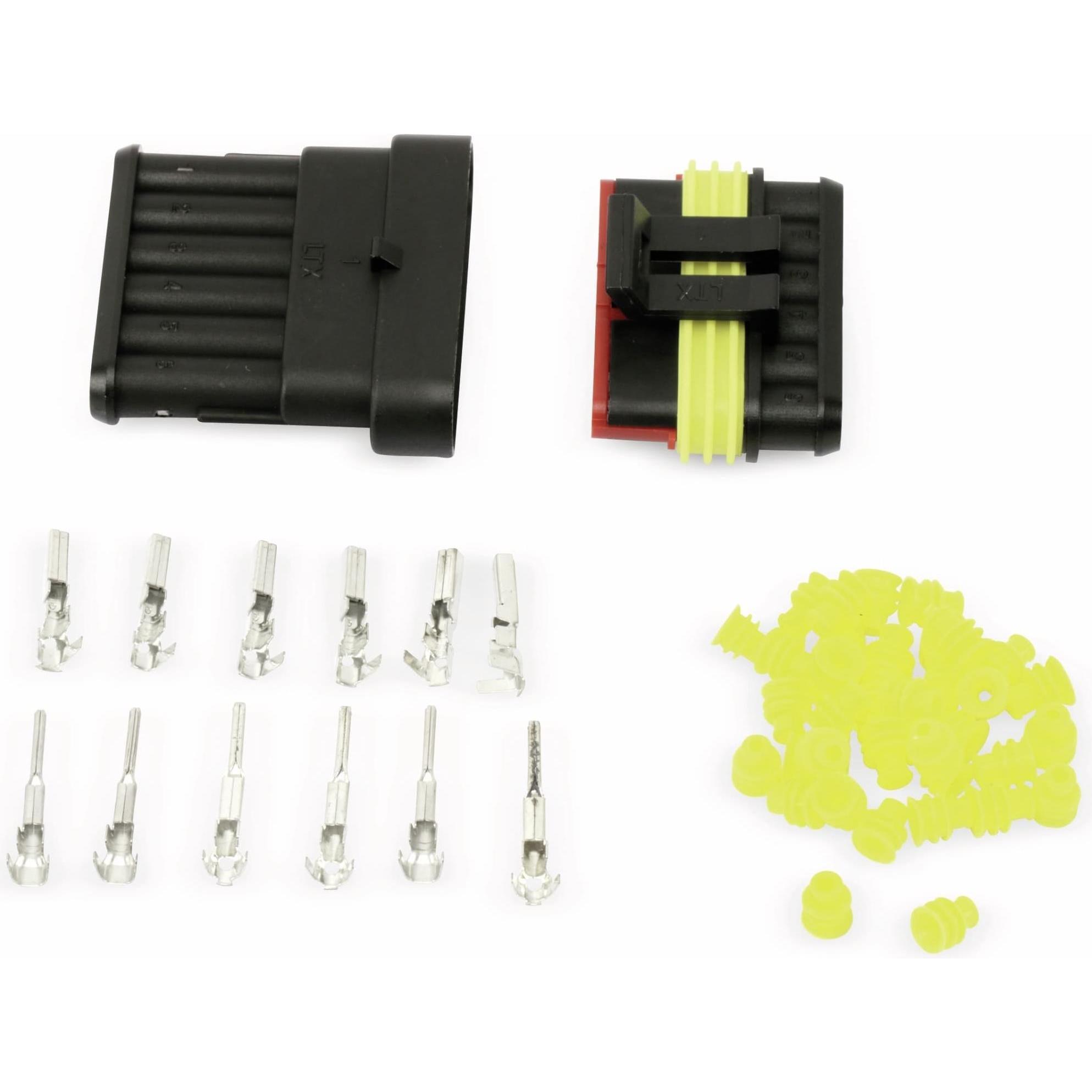 Eneroid, Multimeter, Wasserdichtes Steckverbinder-Set, IP65, 6-polig
