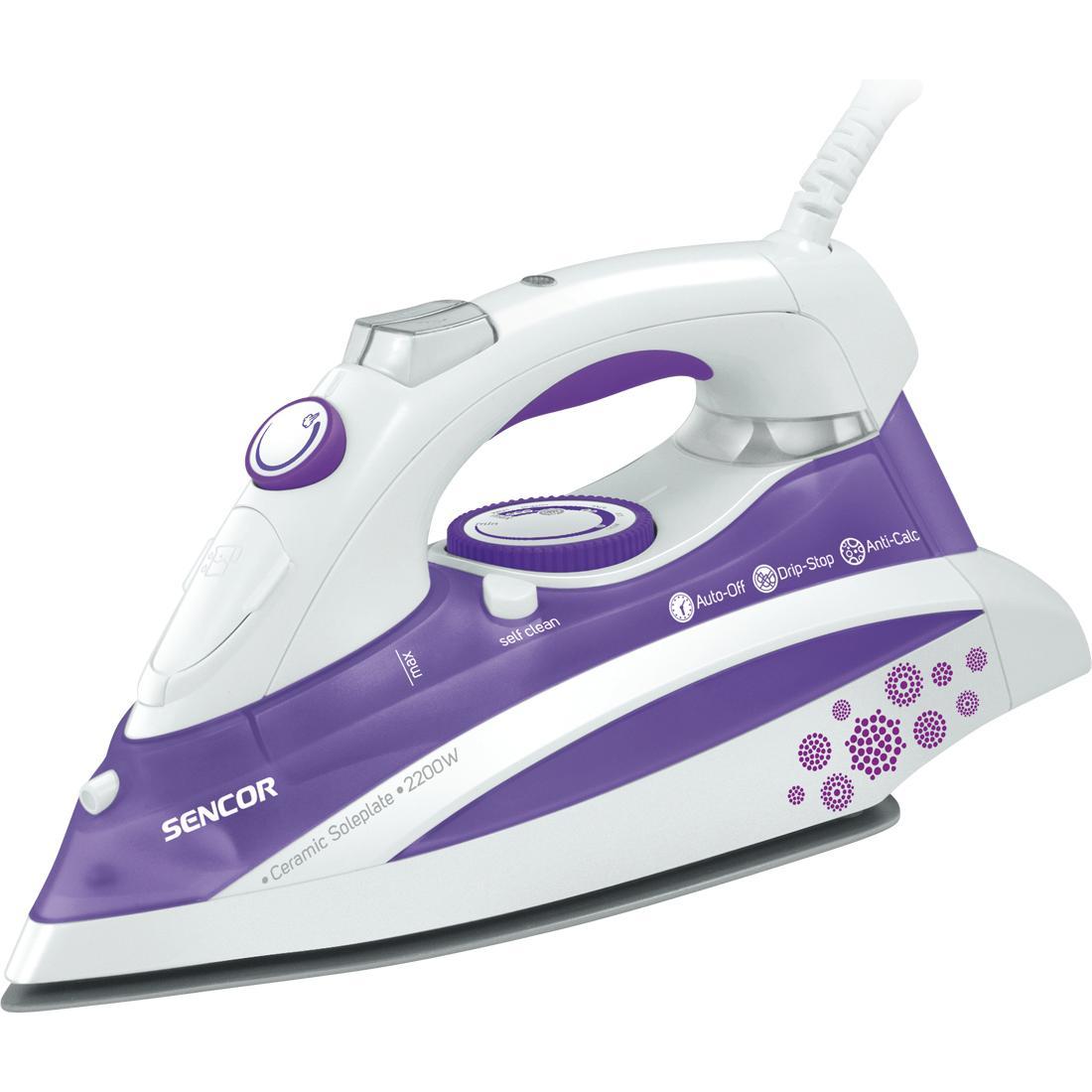 Sencor SSI 8441 VT, Bügeleisen, Weiss, Violett