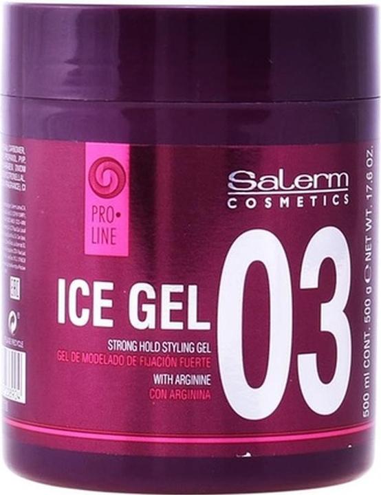 Produktbild Salerm Ice Gel Starker Halt Styling Gel 500ml (Haargel, 500 ml)