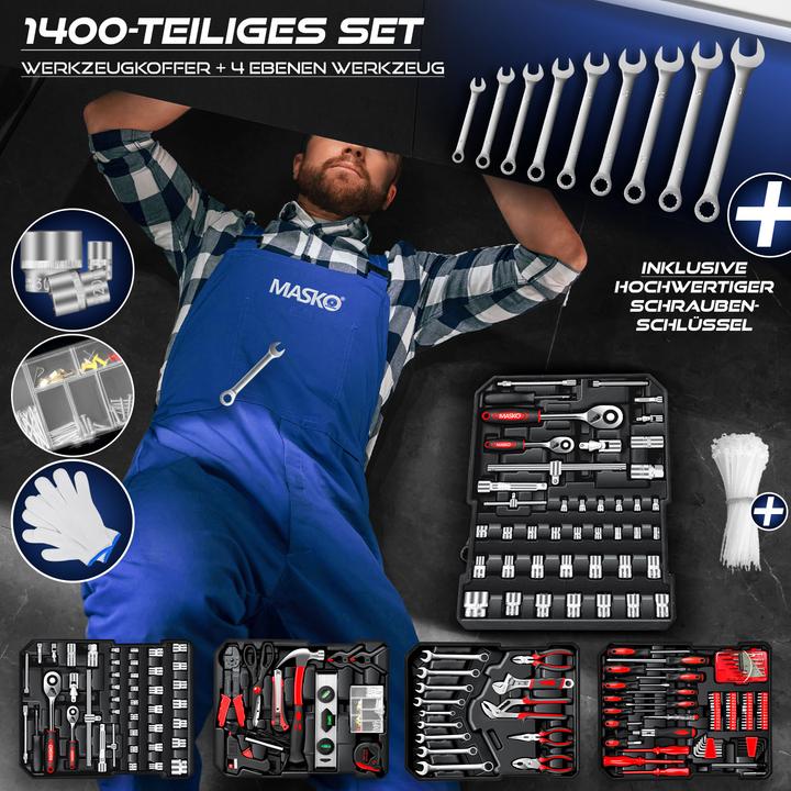 Actual product image Masko Toolbox (1400 pieces)
