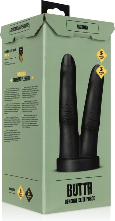 Actual product image Buttr Victory Double Finger Butt Plug