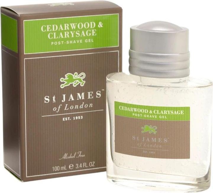 Immagine prodotto St. James of London Gel Dopobarba Legno di Cedro e Clarysage (Gel dopobarba, 100 ml)