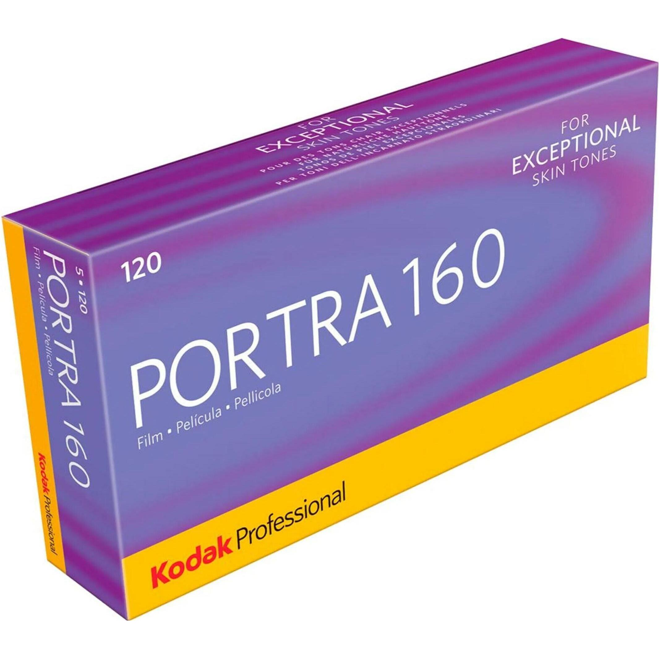 Kodak 1x5 Portra 160 120, Analogfilm, Violett