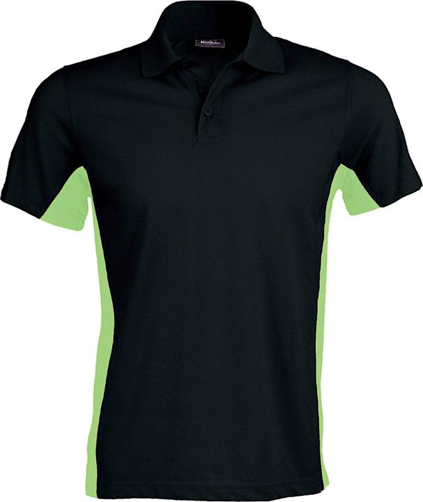 Fluorescent green, Black