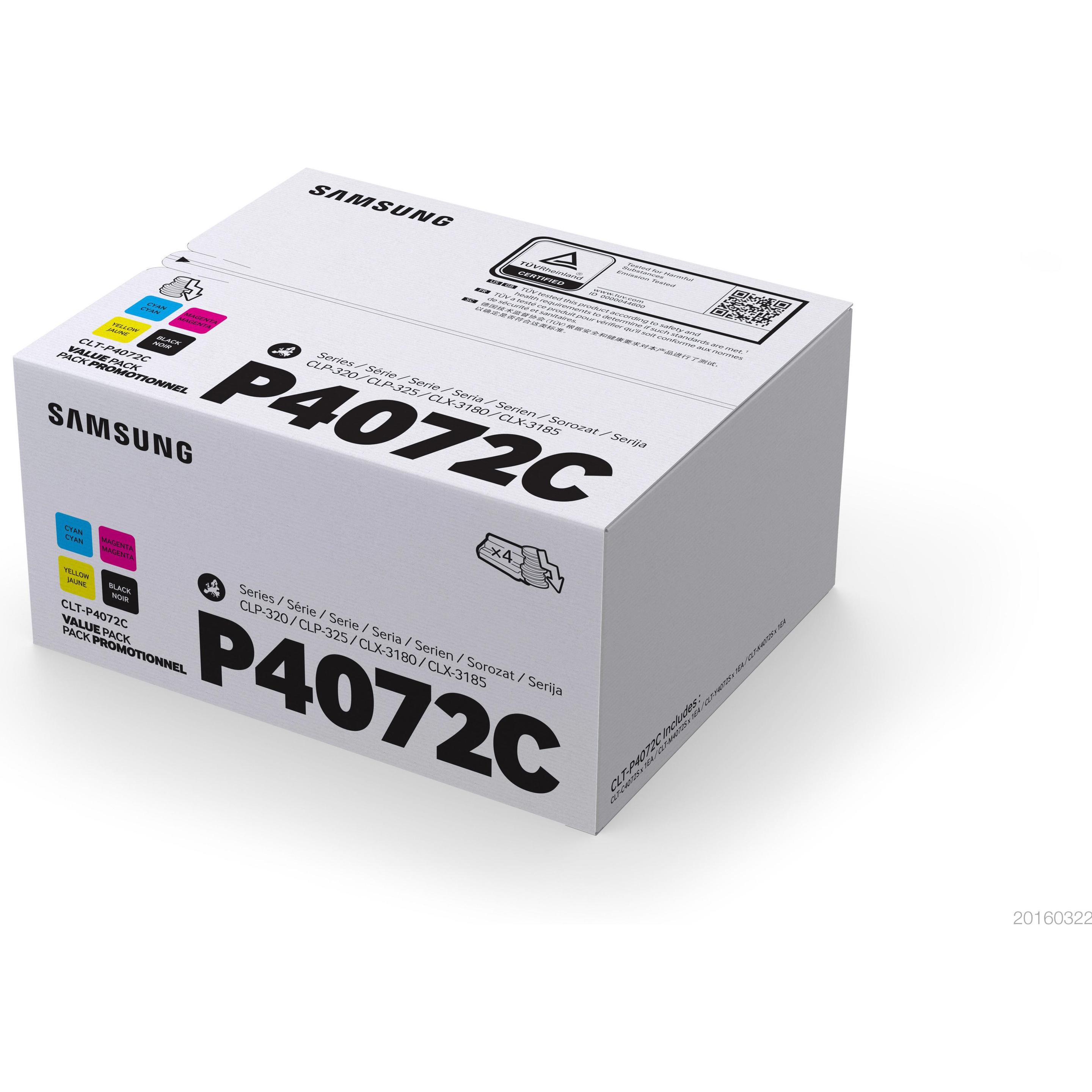Samsung, Toner, Clt-P4072c (M, BK, C, Y)