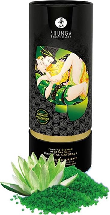 Actual product image Shunga Oriental Crystals Bath Salts Lotus Flower 500 gram (Bath truffles)