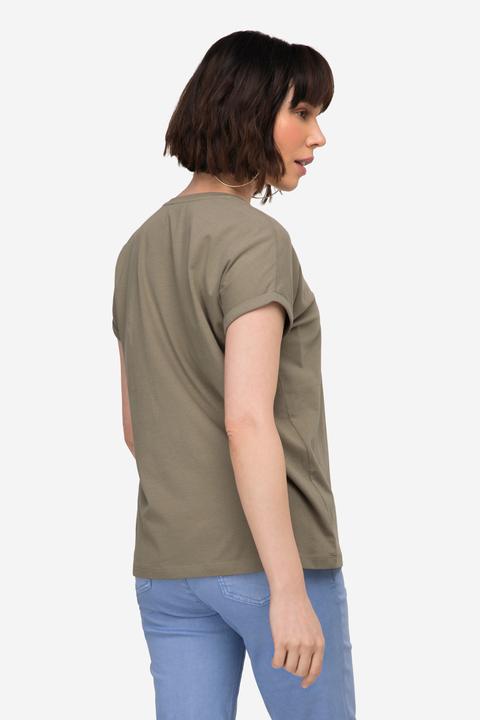 Image du produit Laurasøn T-Shirt, oversized, Frauen Motiv, Rundhals (M)