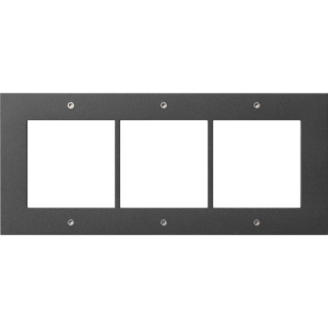 Gira, Zubehör Gebäudesicherheit, Designrahmen 850367 3f Türstation AP TX 44 anthrazit