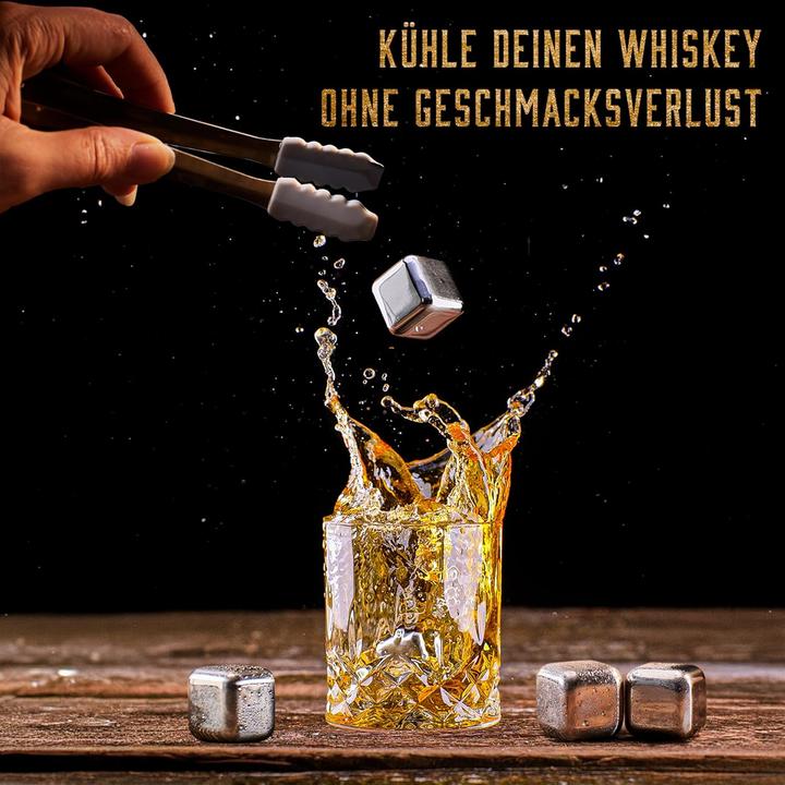Immagine prodotto Whisiskey Whiskey Karaffe Geschenkset mit Gläser & Steinen (0.70 l)