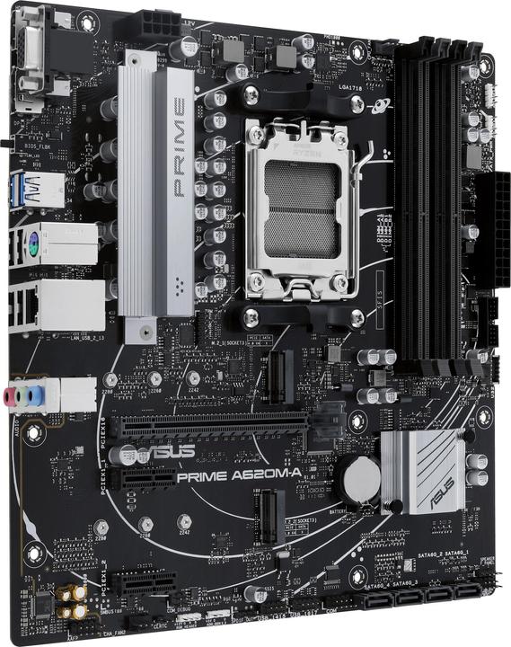 Image du produit ASUS Prime A620M-A-CSM (AM5, AMD SoC, mATX)