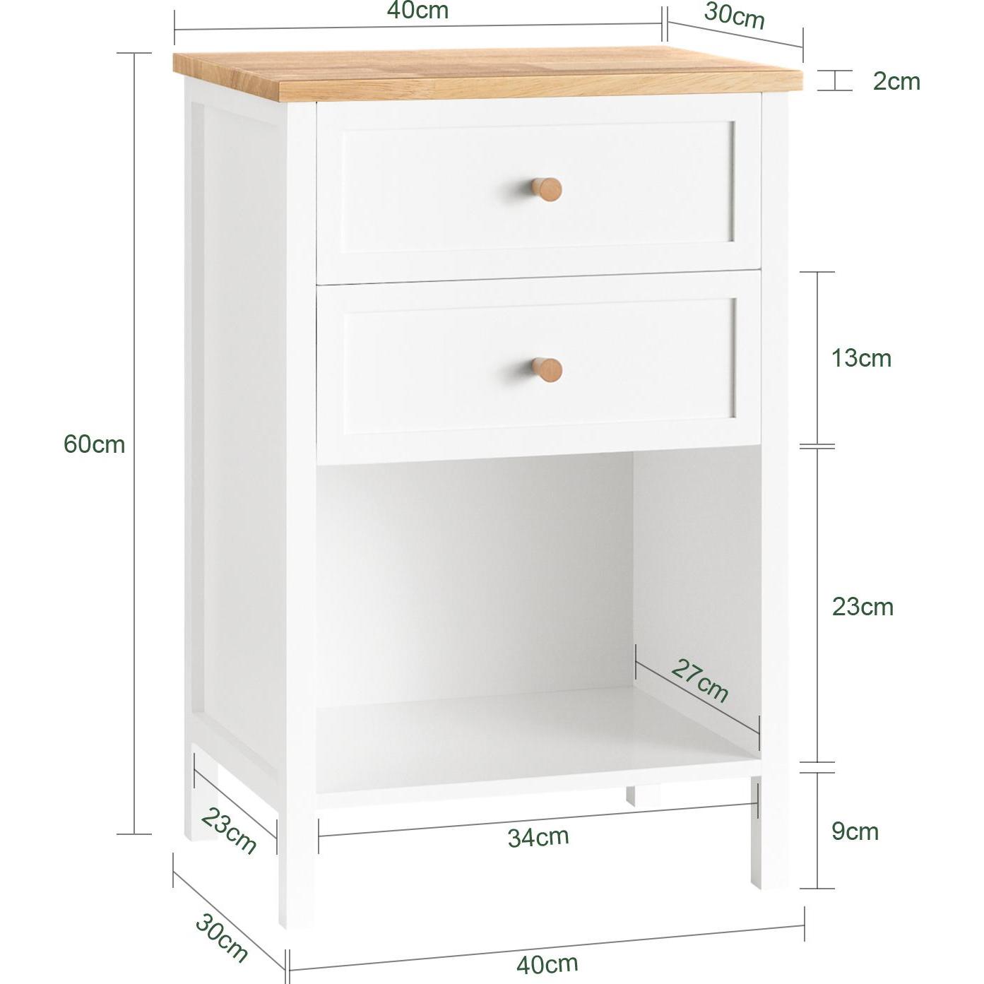 Thumbnail - SoBuy, Nachttisch, Dreamland (40 x 60 x 30 cm)