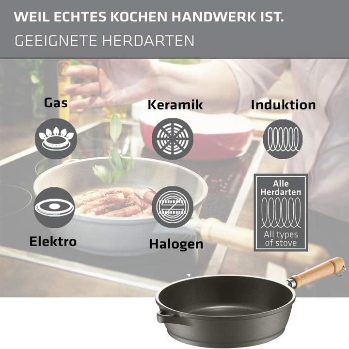 Produktbild Berndes Schmorpfanne Induction (Bratpfanne, Aluminiumguss, 24 x 6.40 cm)