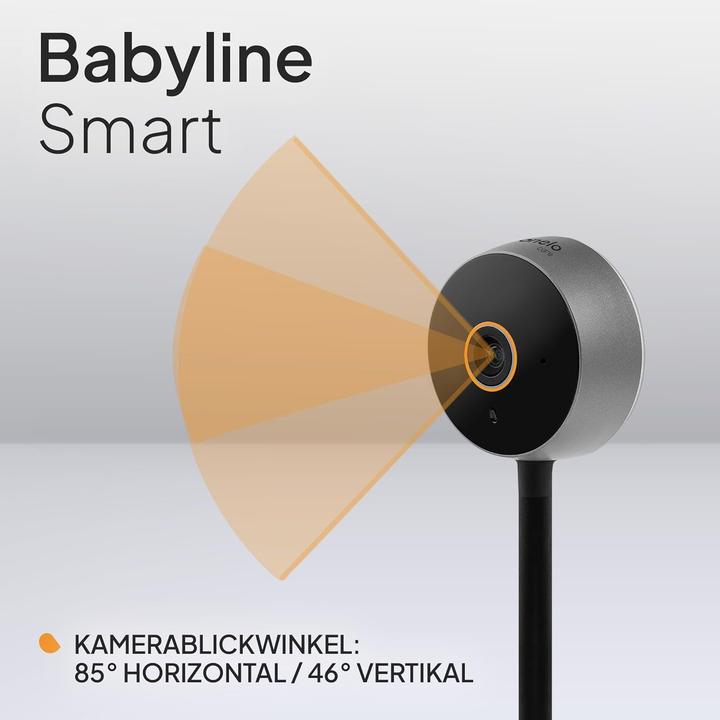 Image du produit Lionelo Care Babyline Smart mit Kamera, Nachtsicht, Bewegungs- und Geräuscherkennung (Babyphone avec caméra)