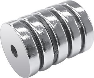 Actual product image RS PRO Neodymium magnet, 3.5mm x 3.25mm, L. 15.4mm