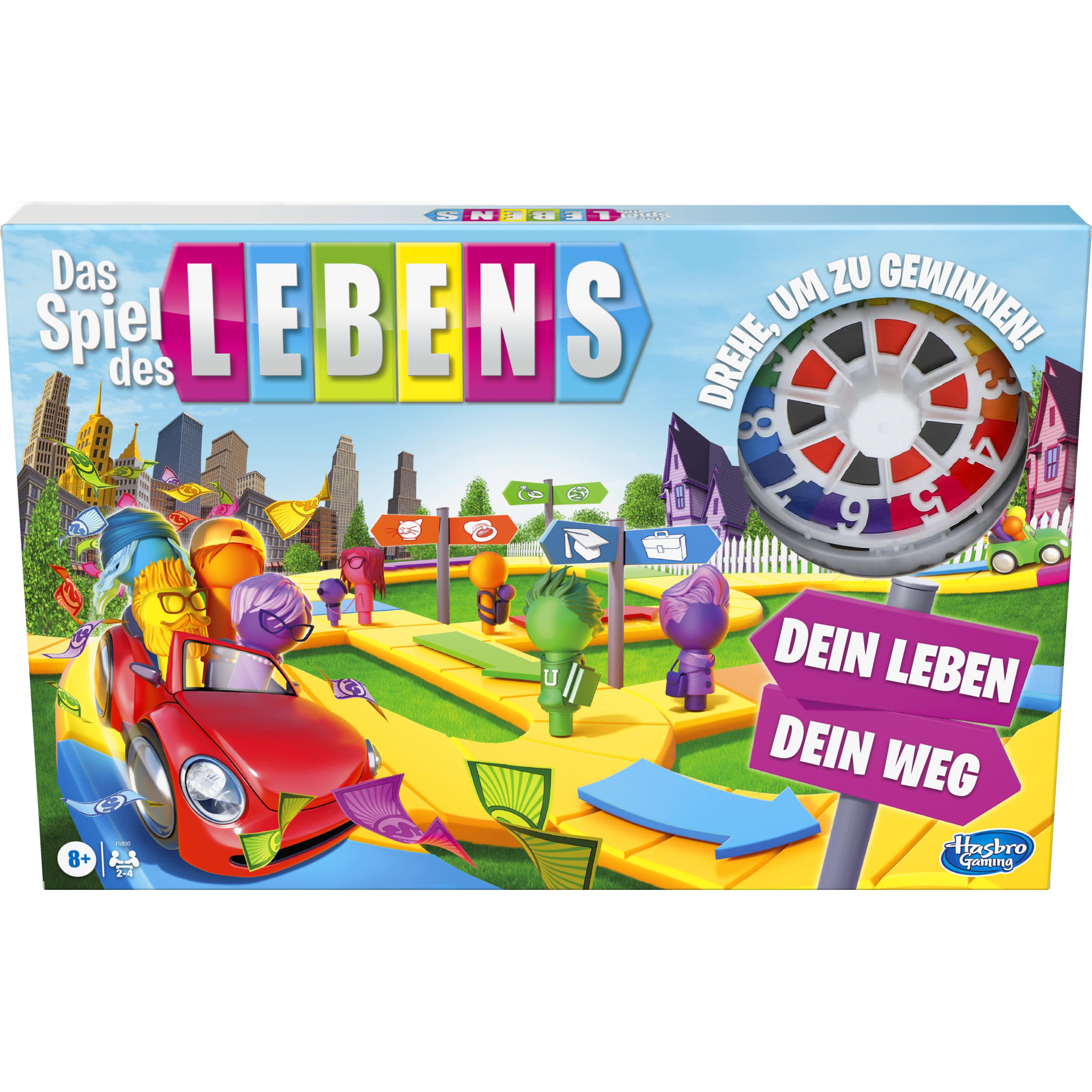 Hasbro Gaming Spiel des Lebens (Deutsch, 2 - 4 Spieler)