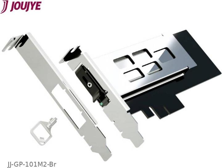 Produktbild JJ Computer JJ-GP-101M2-Br M.2 NVME PCIe Adap