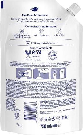 Actual product image Dove Original (Liquid soap, 750 ml)