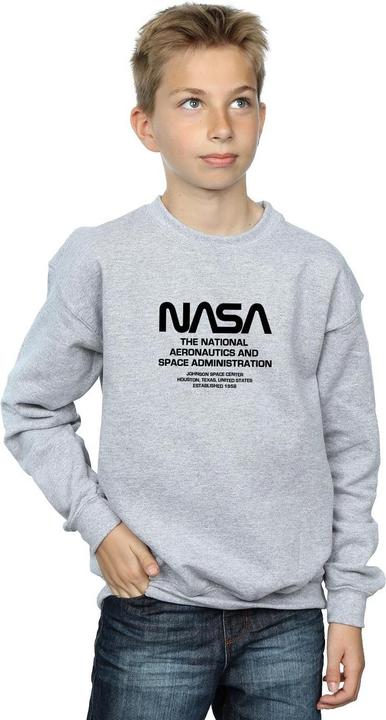 Actual product image Nasa Boys Worm Blurb Sweatshirt (116)