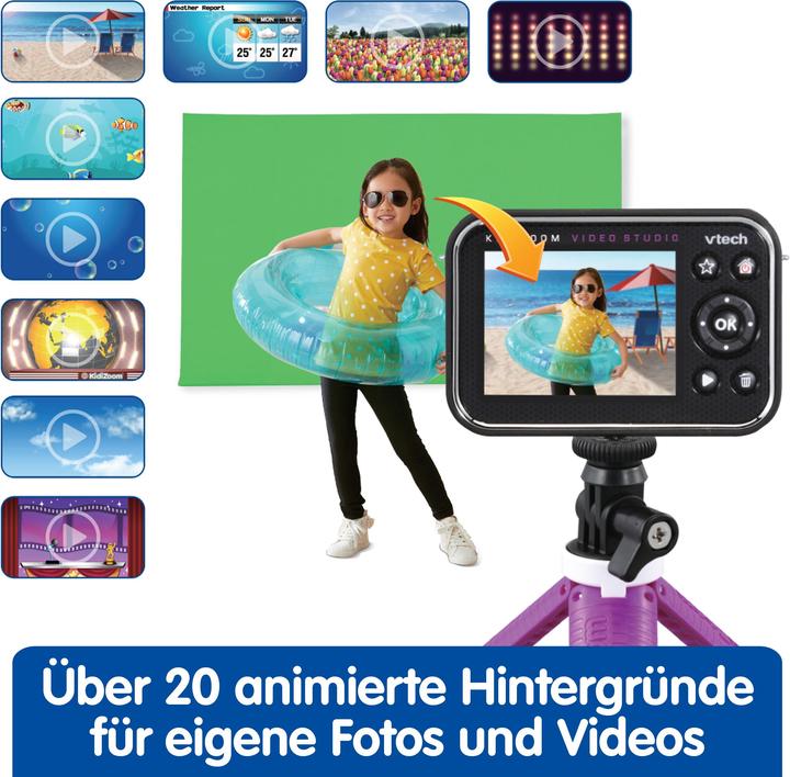 Actual product image VTech Kidizoom Video Studio HD purple