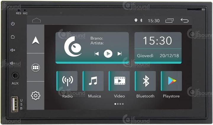 Immagine prodotto JFSound Universelles Android Autoradio mit GPS, Bluetooth, WiFi, USB, DAB+, Carplay und Android Auto