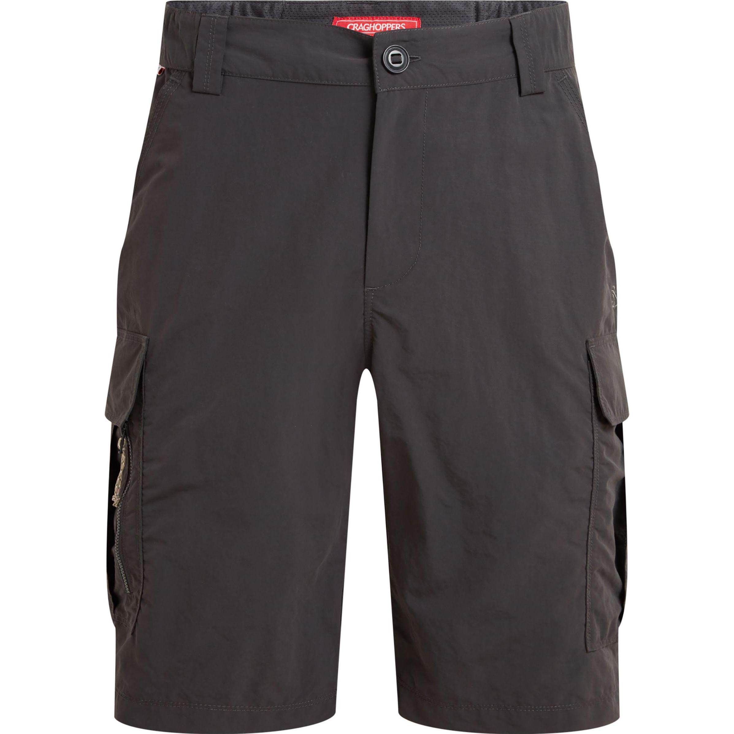 Craghoppers, Herren, Outdoorhose, Nosilife Cargo Shorts II (34, L), Schwarz, 34, L