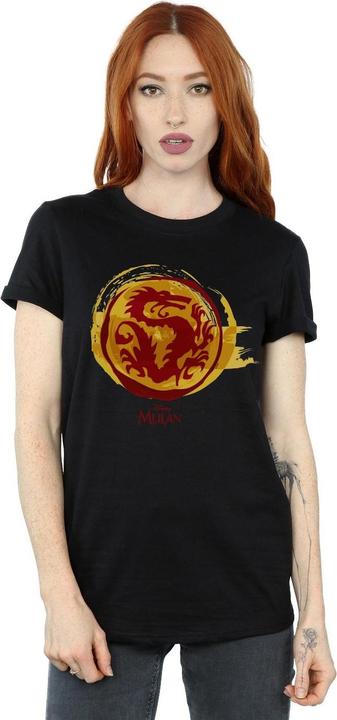 Immagine prodotto Disney Mulan Courage Dragon Symbol Maglietta Ampia Donna (L)