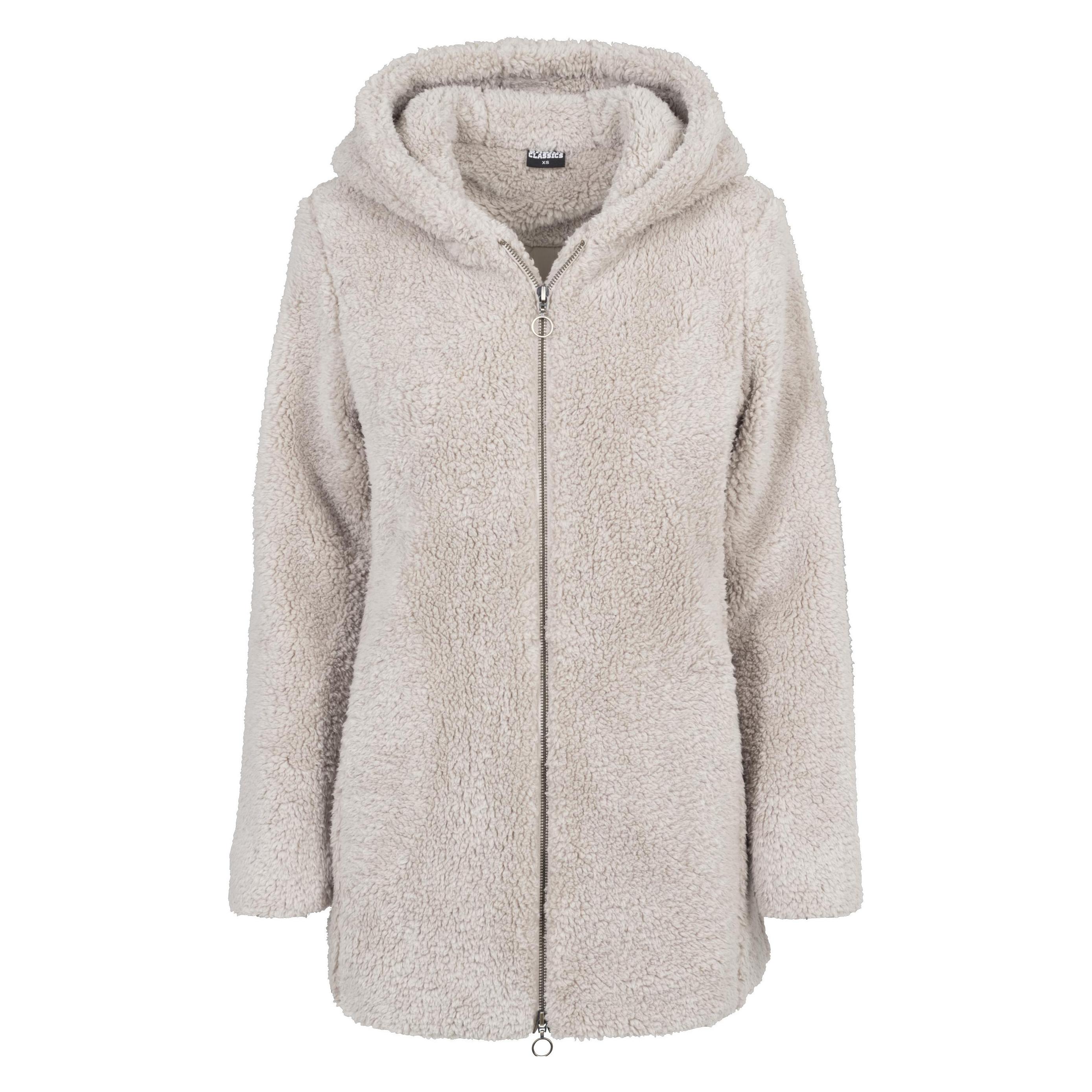 Urban Classics, Damen, Outdoorjacken, Ladies Sherpa Jacket (M), Beige, M