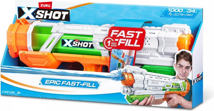 Actual product image Xshot X-Shot Water Gun Fast Fill, 1000ml (Tank Integrated)