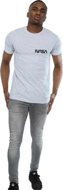 Actual product image Nasa Mens Modern Logo Chest T-Shirt (M)