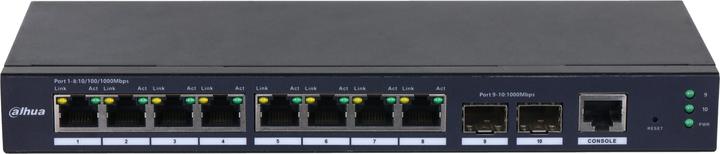 Image du produit Dahua SWITCH IT DH-SG4010-2F 10-PORT MANAGED DESKTOP GIGABIT SWITCH (10 ports)