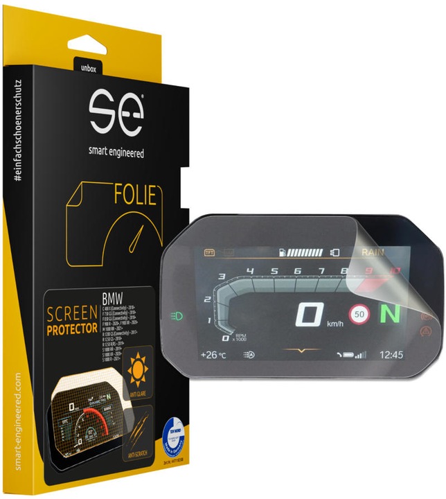 Immagine prodotto Smart Engineered Pellicola protettiva 3D antiriflesso per tachimetro e cockpit