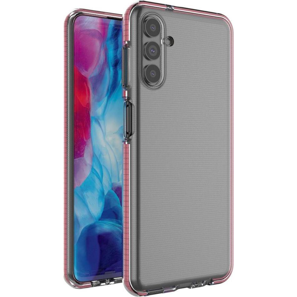 Hurtel Spring Case Cover Gel Cover with Color Frame for Samsung Galaxy A13 5G Light Pink (Samsung Galaxy A13 5G), Smartp...