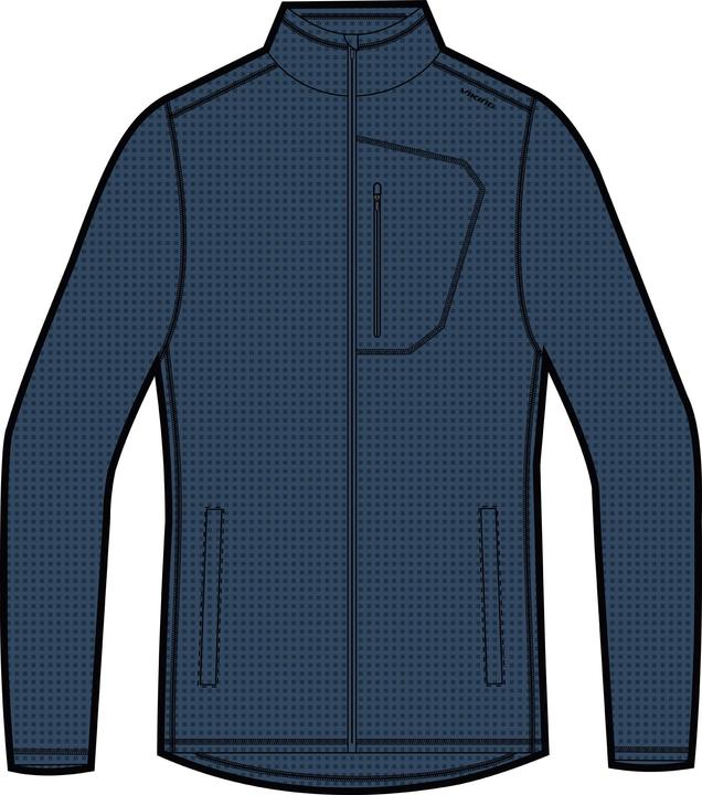 Actual product image Viking Admont Herren Sweatshirt Mit Durchgehendem Reissverschluss (S)