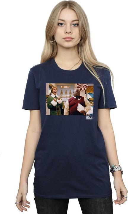 Immagine prodotto Elf Christmas Store Cheer Maglietta Ampia Donna (M)