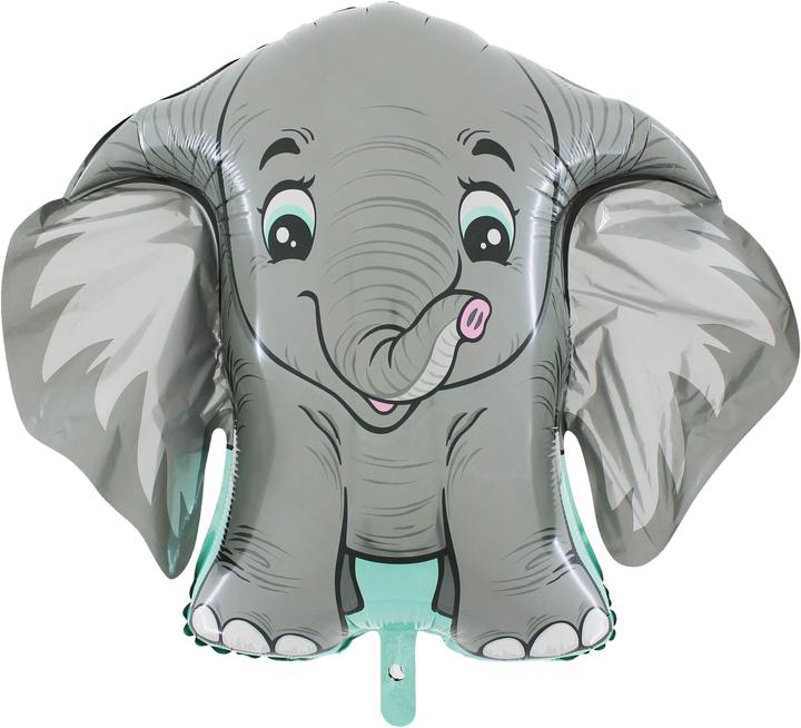 Widmann Silberfolienballon Elefant (1 x)