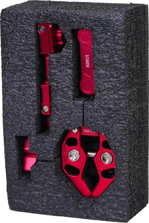 Immagine prodotto Sirui MA-GR Pinza per rifiuti con braccio magico e supporto per smartphone rosso (Morsetto per stativo)