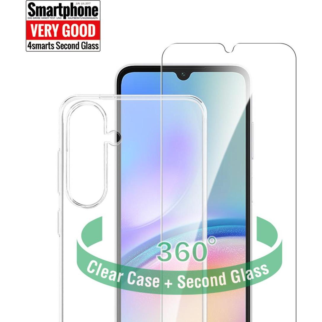 Thumbnail - 4smarts 360° Protection Set (Samsung Galaxy A05s), Smartphone Hülle, Transparent