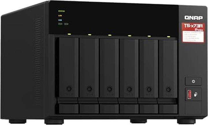 Productafbeelding QNAP TS-673A-SW5T (6 x 6 TB, Seriële ATA-schijf)
