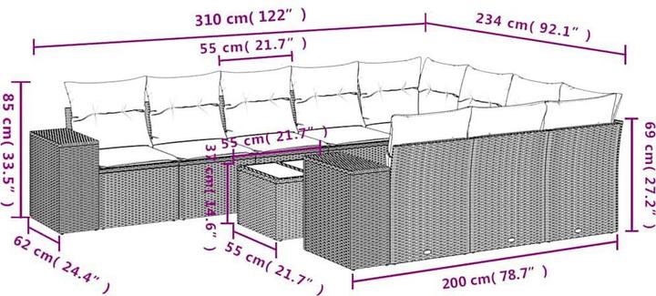Produktbild vidaXL Paisley