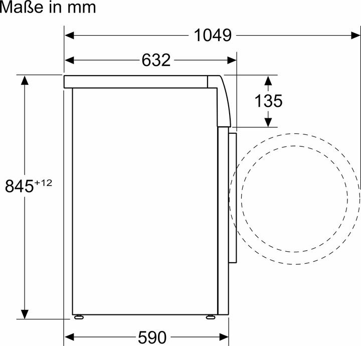 Immagine prodotto Bosch Hausgeräte WAN28244CH 8kg Waschmaschine A (8 kg, A sinistra)
