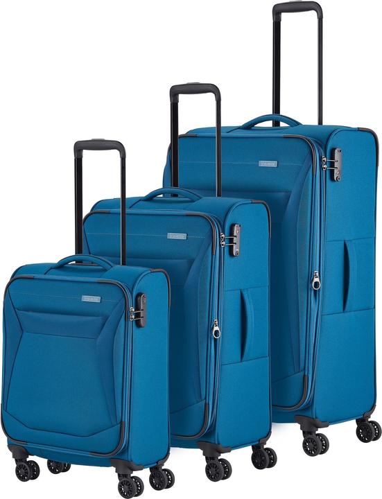 Immagine prodotto Travelite Chios, set di valigie a 4 ruote 3 pezzi (184 l)