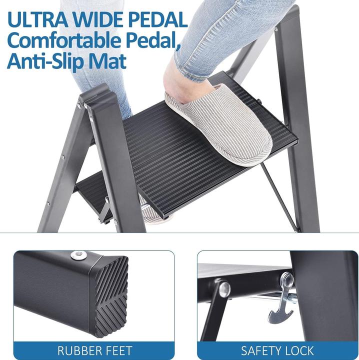 Immagine prodotto Kingrack Scaletta (Gradino pieghevole, Stile, 44.50 cm)