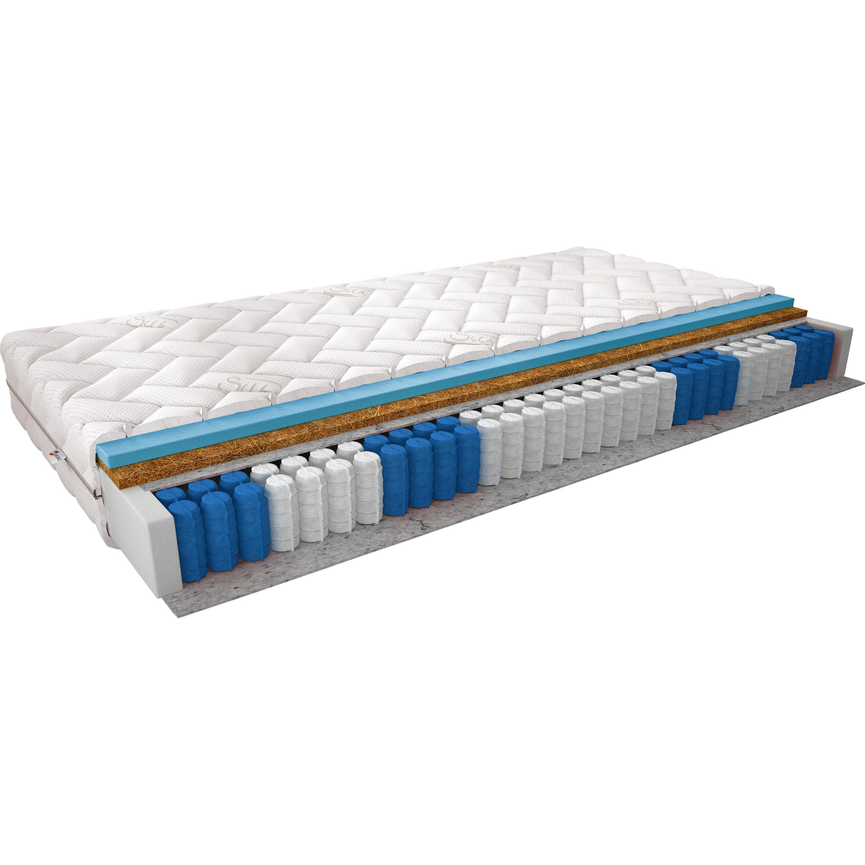 ELTAP, Matratze, Paros Silk (80 x 200 cm, Federkern, Schaumstoffkern)