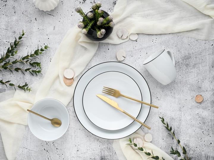 Produktbild CreaTable Luna Black Line (16 Stück)
