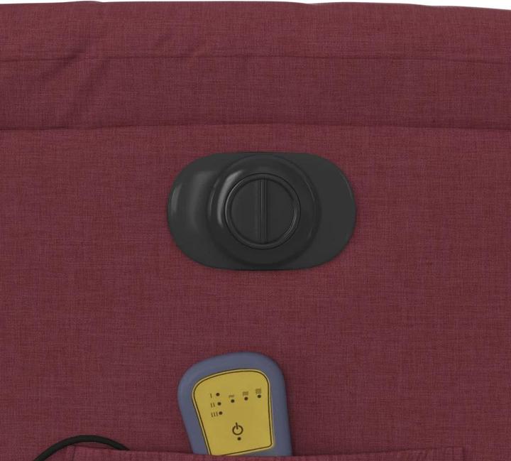 Actual product image vidaXL Electric massage chair with stand-up aid fabric