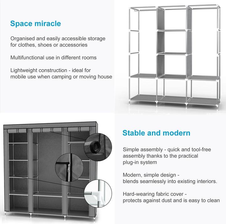 Actual product image Intirilife Cupboard (150 x 45 x 175 cm)