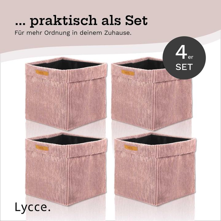 Actual product image Aufbewahrungskorb Casual Faltbare Aufbewahrungsbox Cord 4P (33 cm, 4x)
